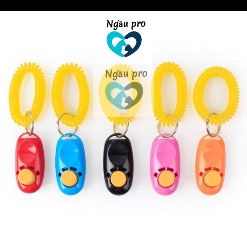 CLICKER Huấn Luyện Chó Phát Âm Thanh Kêu Tách - Dụng Cụ CLICKER Dạy Chó Chuyên Nghiệp Ngaupet