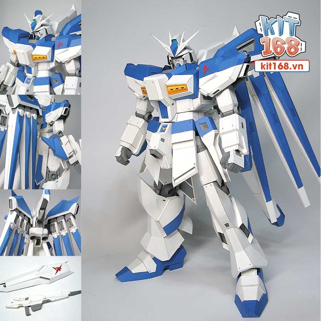 Mô hình giấy Robot RX-93-V2 Hi-v Gundam