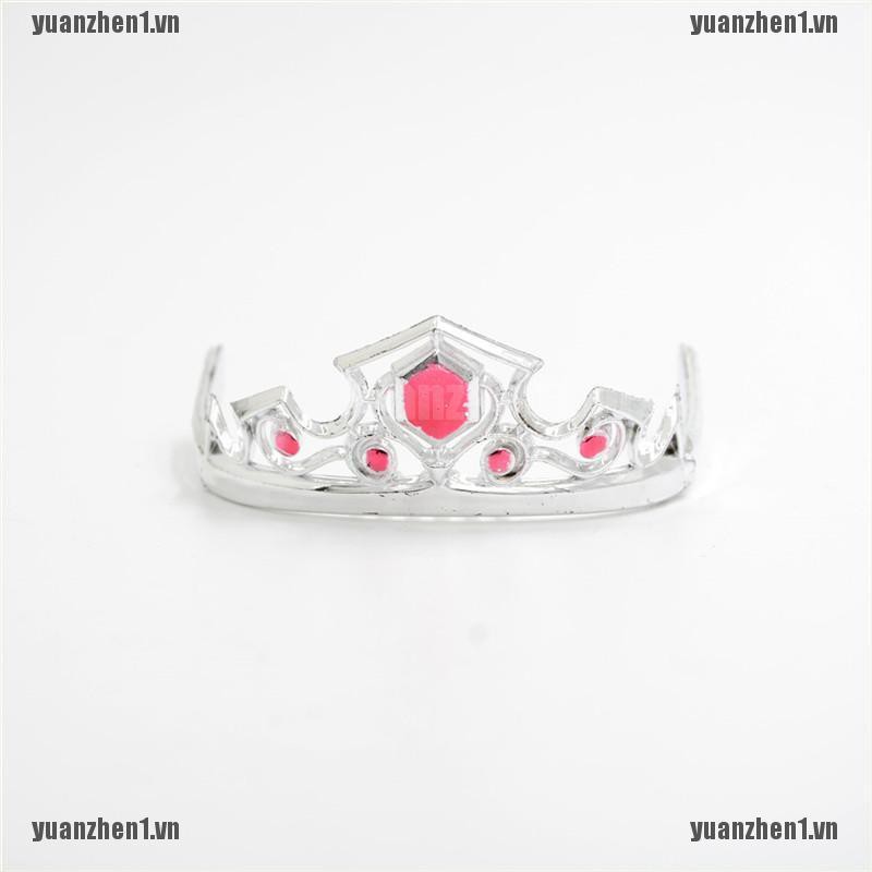 [YUANZHEN1] Set 8 Vương Miện Cài Tóc 4 Màu Cho Phụ Kiện Trang Sức