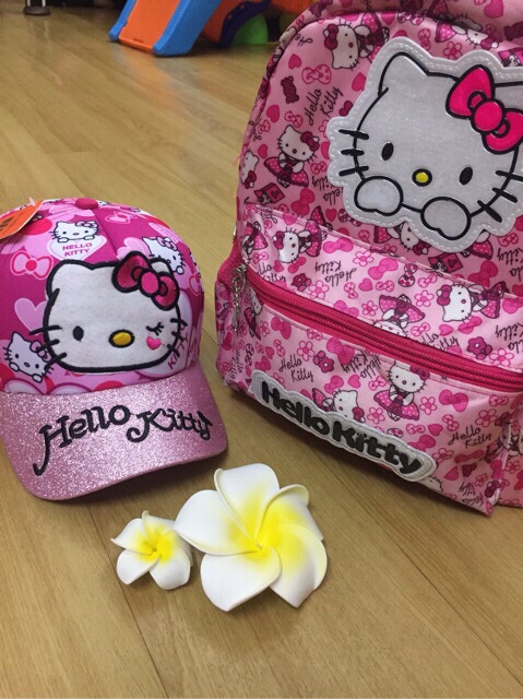 Mũ Hello Kitty Phủ Nhũ (kèm ảnh thật sp)