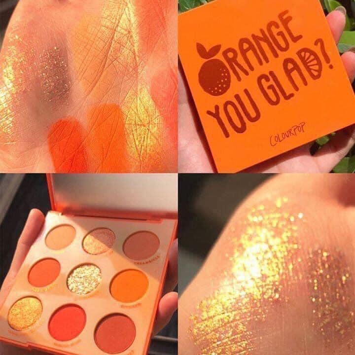 Bảng Phấn Mắt Có Nhũ ColourPop Orange You Glad