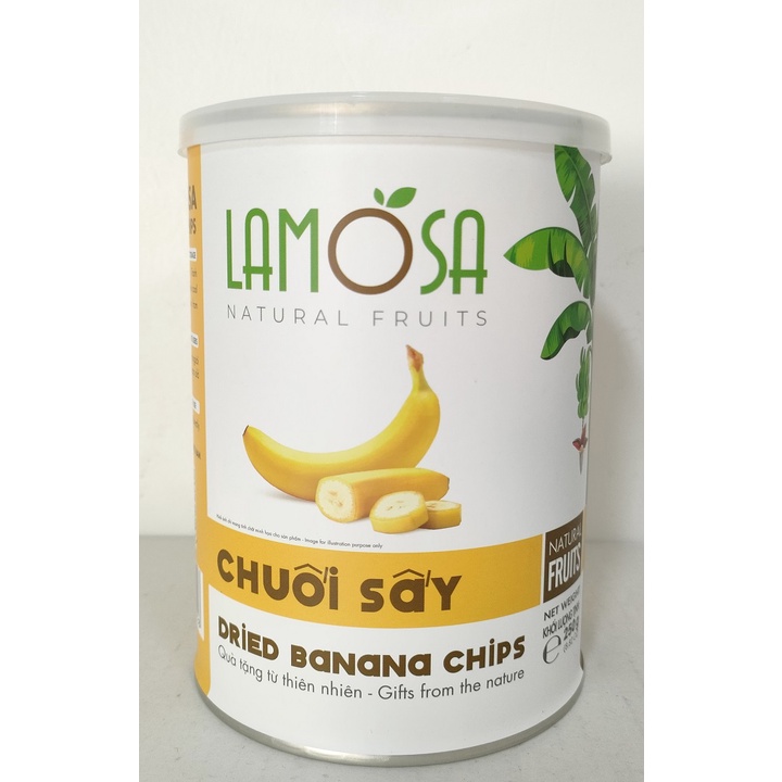 [SenXanh Foods] Chuối sấy 250G - LAMOSA Dried banna chips