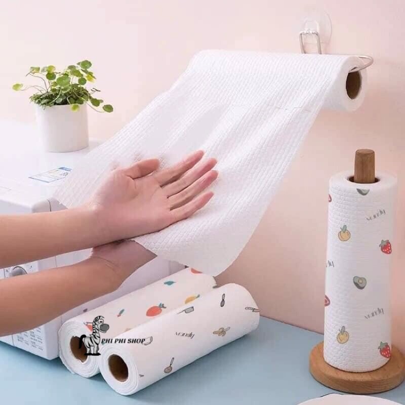 Giấy lau đa năng nhà bếp có thể chùi dọn dầu mỡ , giặt lại tái sử dụng