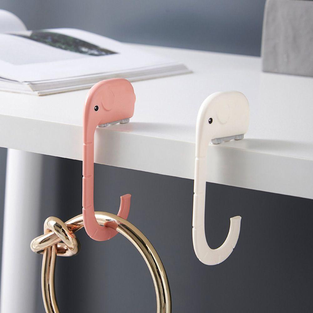 Móc Treo Đồ Gắn Tường Bằng Nhựa Hình Chú Voi Giá Đỡ