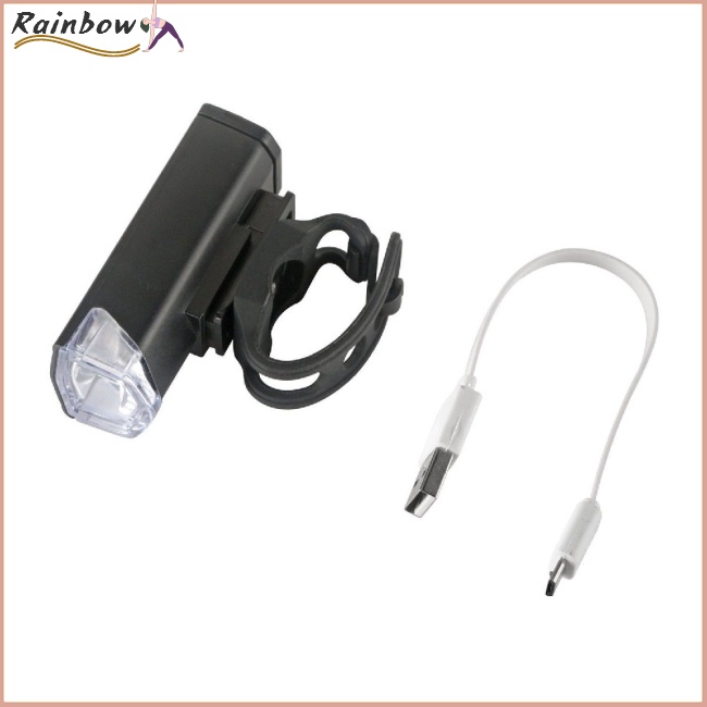 Bộ Đèn Pha LED USB Có Thể Sạc Lại Gắn Phía Trước Và Sau Lưng Xe Đạp