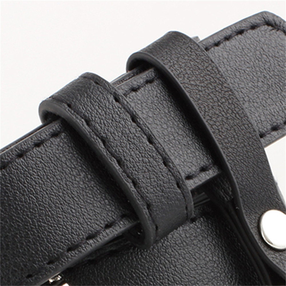 Thắt lưng da PU gài khóa kim loại có thể điều chỉnh cho nữ