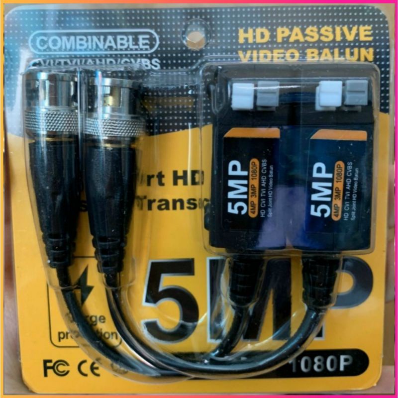 Balun dùng Lắp đặt hệ thống camera giám sát, dùng cho các dòng camera HD-CVI, HDTVI,...