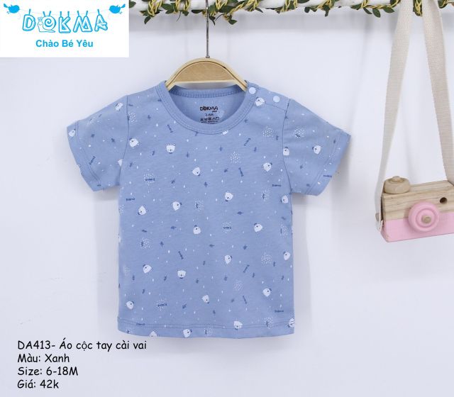 Bộ cộc tay Dokma hoạ tiết bé trai và bé gái