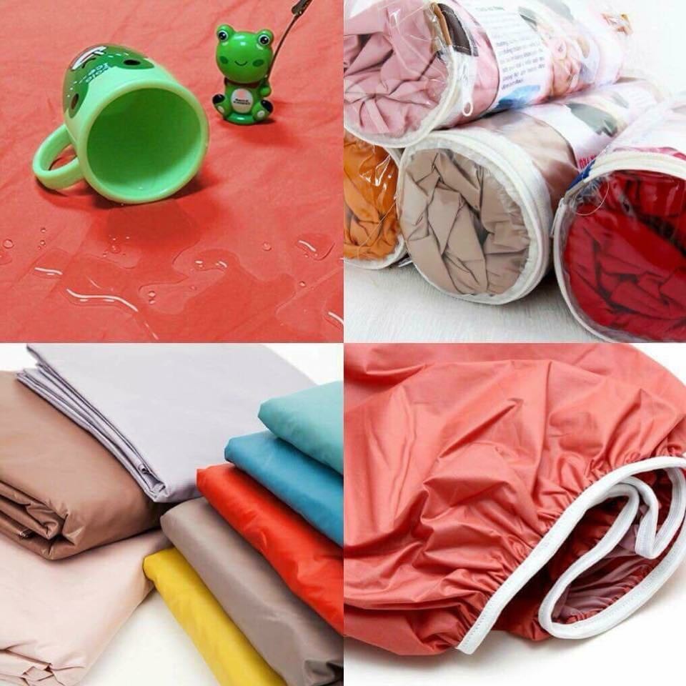 Ga chống thấm dành cho bé kích thước 1m8x2mx10cm  chất liệu vải tổng hợp thích hợp cho gia đình có trẻ nhỏ