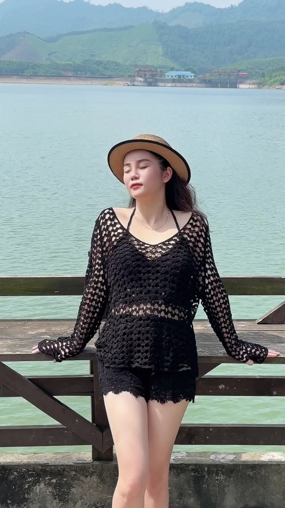 Set áo lưới tim đi biển 3 chi tiết hàng Quảng Châu chất đẹp | BigBuy360 - bigbuy360.vn