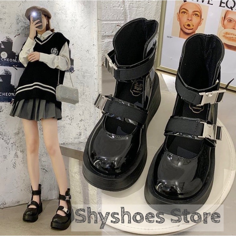 🍁 Giày lolita chiến binh oxford kiểu dáng độc lạ    2065