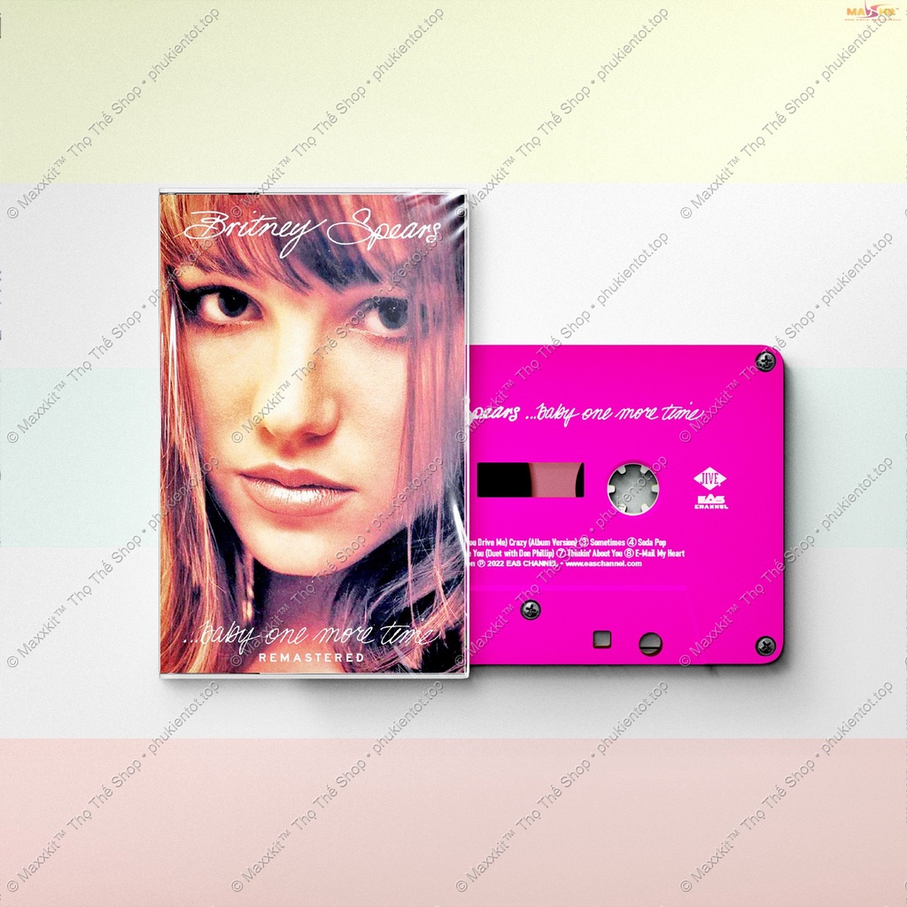 [Reissue] Băng cassette tape Britney Spears Baby One More Time DLX
