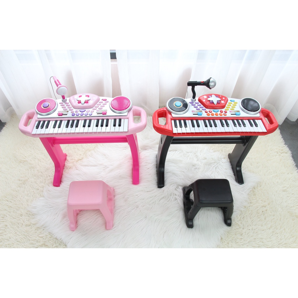Đàn organ kèm mic thu âm và bàn DJ - Đồ chơi phát triển năng khiếu âm nhạc, thẩm âm cho bé Winfun 2068