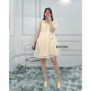 đầm oganza bồng siêu xinh