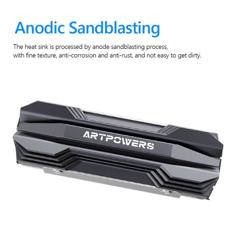 Bộ Tản Nhiệt Ổ Cứng SSD M2 PCI-E NVME Bằng Nhôm Cho M2 2280