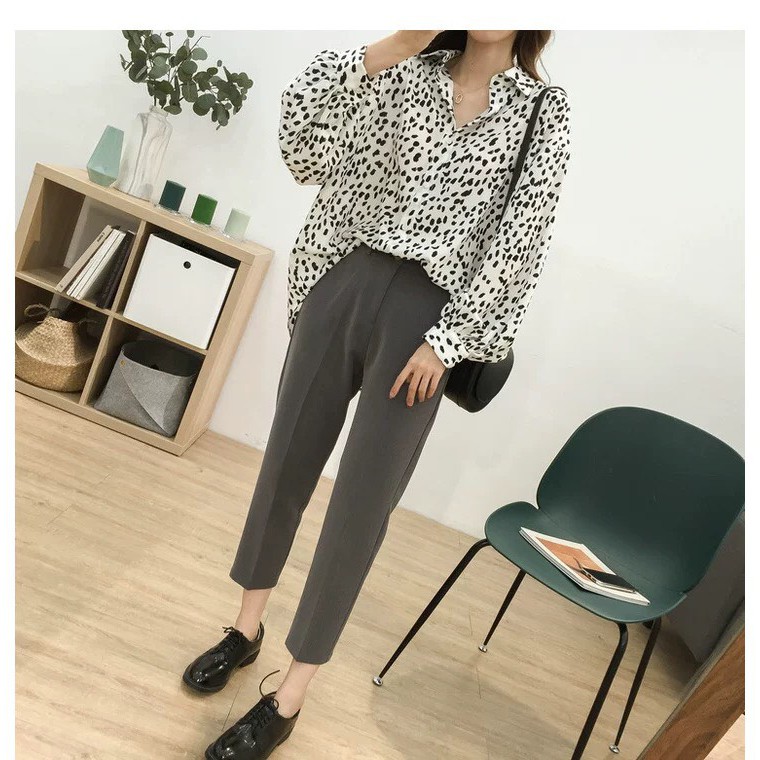 Quần Baggi công sở nữ style Hàn Quốc - QB02 [ Ảnh Thật ]
