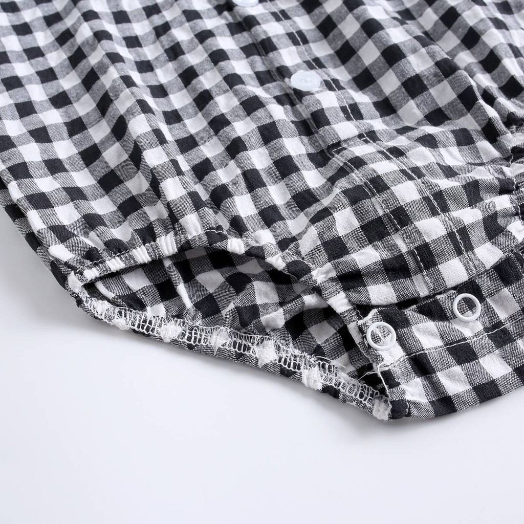 Áo liền quần Sanlutoz tay ngắn màu đen cho em bé sơ sinh