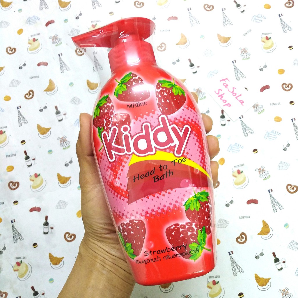 Sữa Tắm Gội Toàn Thân Em Bé KIDDY Head To Toe Bath 400ml