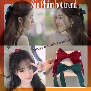 Kẹp Tóc Nơ Ruy Băng-Đẹp Như Tiểu Thư Cổ Trang