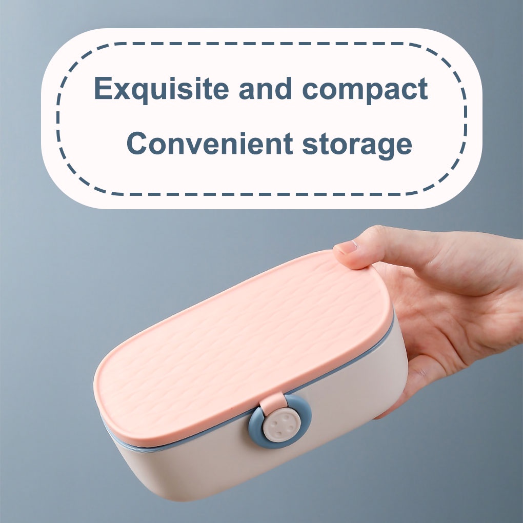 Bộ dụng cụ may vá với hộp đựng dùng sửa quần áo thủ công sử dụng khi đi du lịch