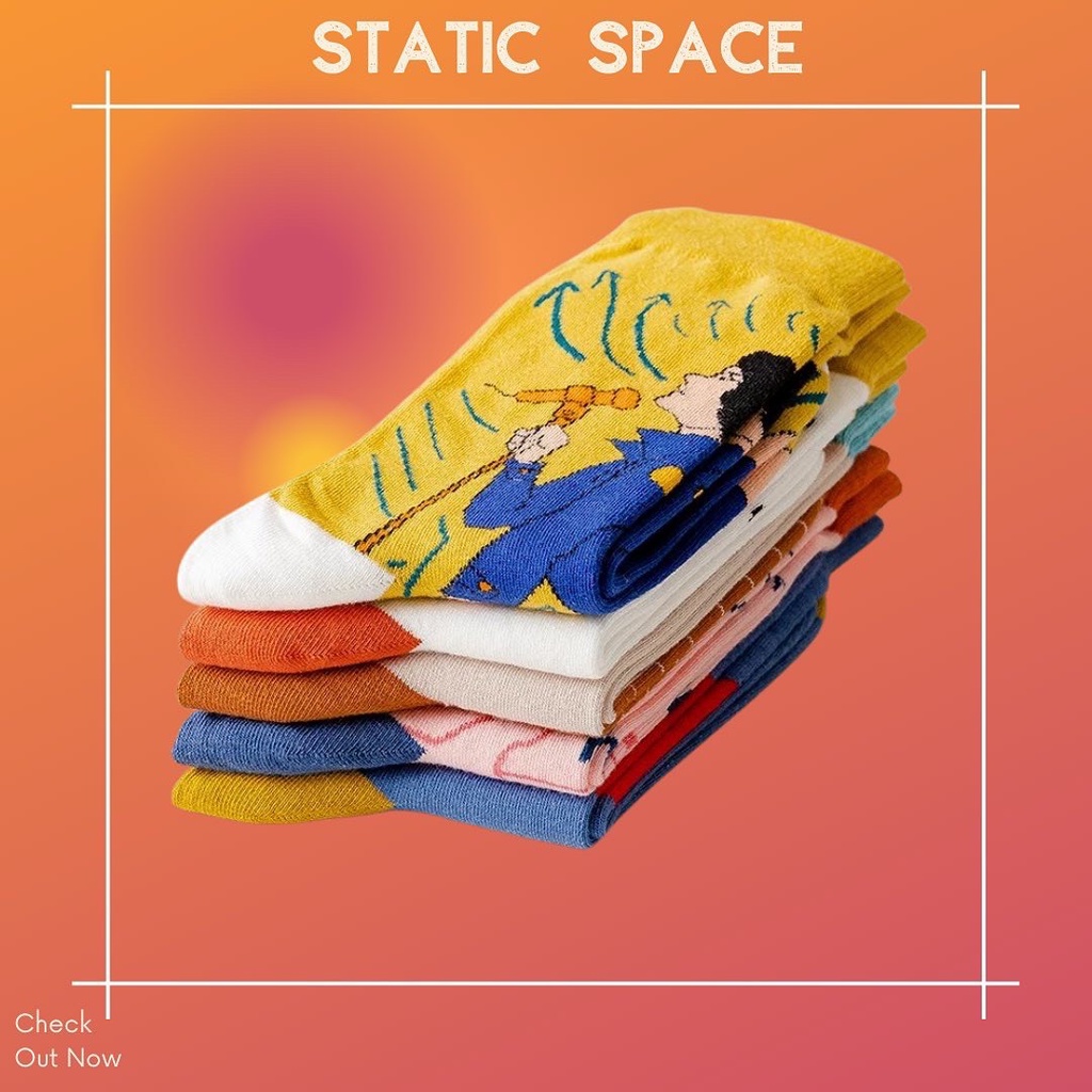 TẤT VỚ CAO CỔ FREESIZE POSITIVE VIBES - STATIC SPACE