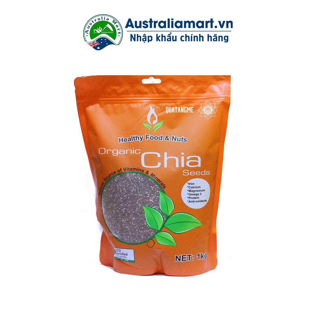 Hạt chia Seed Organic màu cam