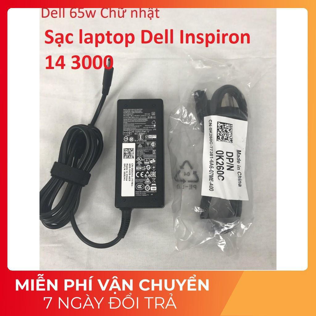 ⚡️[Sạc zin]Sạc laptop Dell Inspiron 14 3000 có đèn báo