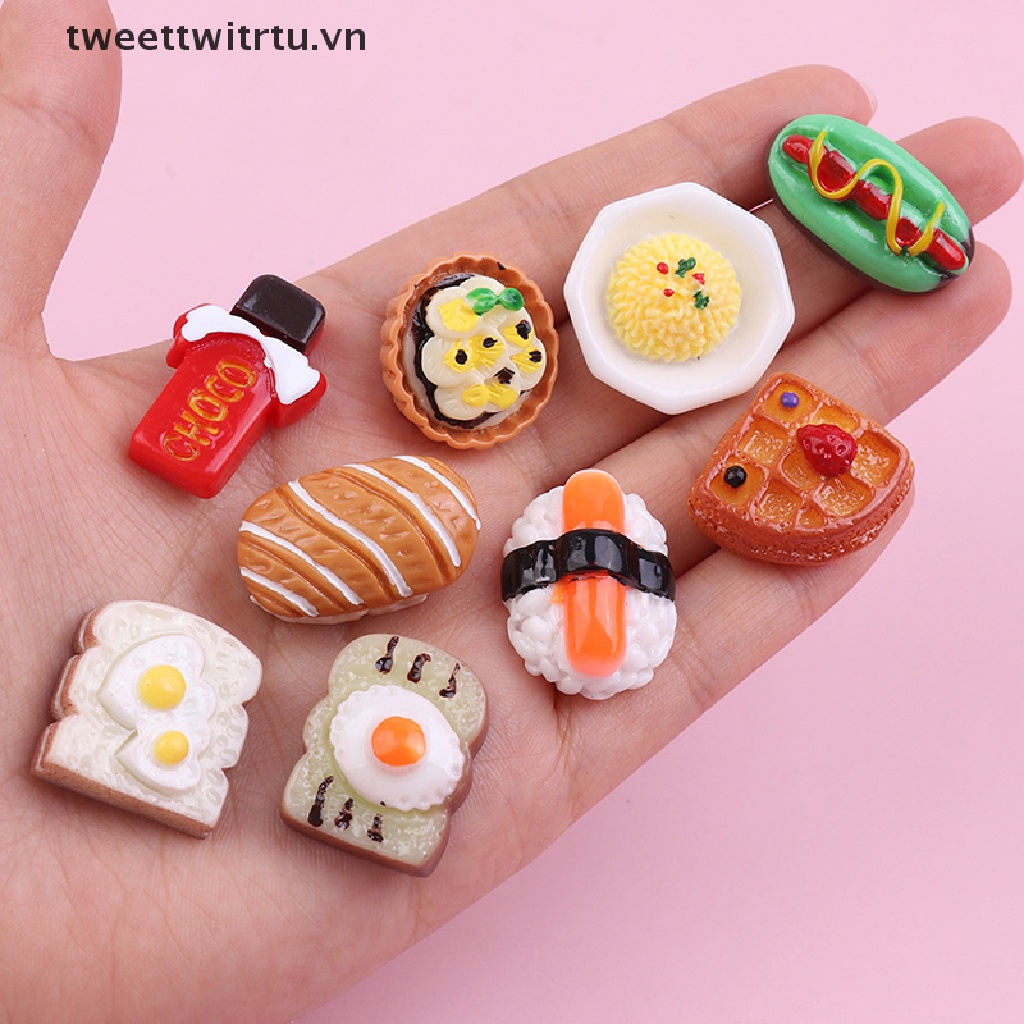 Set 2 / 5 Thức Ăn Mini Trang Trí Nhà Búp Bê