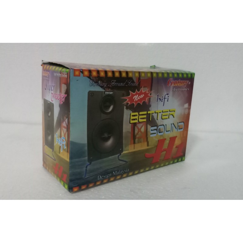 Loa siêu tép thạch anh Century H1 Cho âm sắc hoàn hảo, loa kệ sách