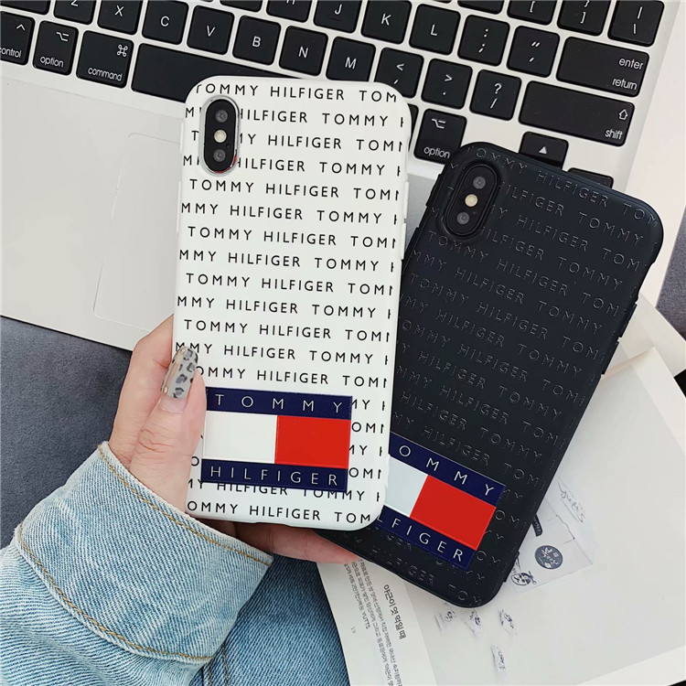 Ốp điện thoại mềm màu trắng in chữ Tommy cho iPhone 6/6s/7/8 Plus / X / XS / XR / XS MAX / 11/11 PRO / 11 Pro MAX / SE2