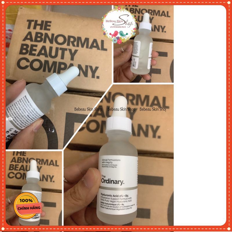 The Ordinary Hyaluronic Acid 2% + B5 Tinh Chất cấp nước dưỡng ẩm cho da - Bebeau