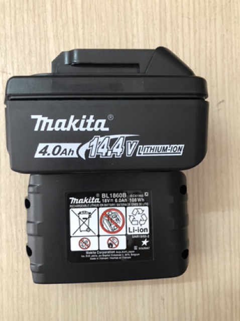 Vỏ pin in Makita 4.0Ah 14.4V đẹp và in sắc nét