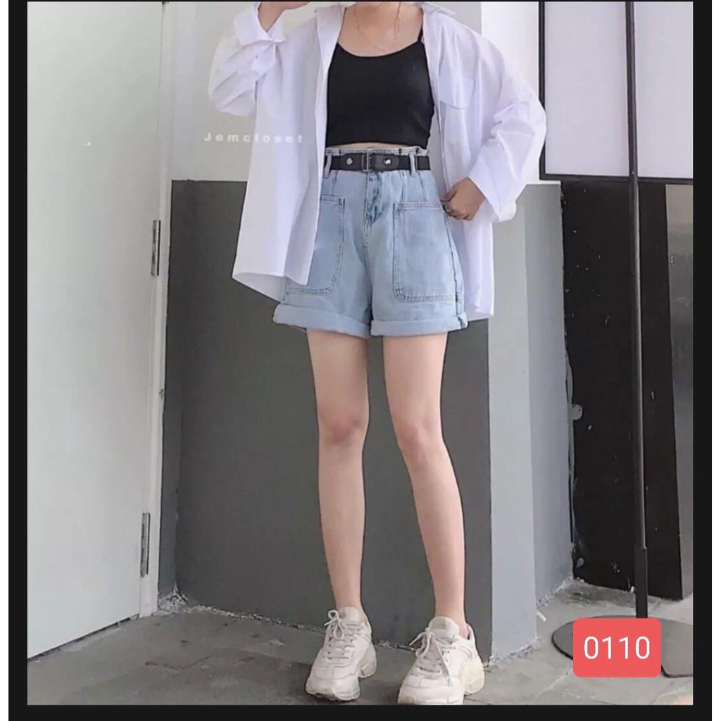 5 MẪU QUẦN SHORT JEAN NỮ ỐNG RỘNG CẠP CAO ULLZANG PHONG CÁCH HÀN QUỐC TRẺ TRUNG NĂNG ĐỘNG- SH01 | BigBuy360 - bigbuy360.vn