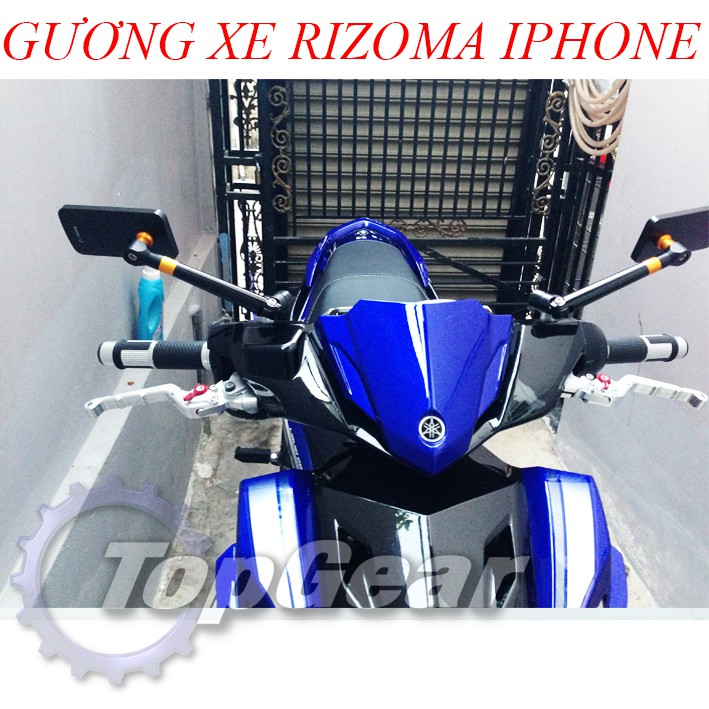 Gương CNC IPHONE - Gương Chiếu Hậu Xe Máy - &lt;TOPGEAR&gt;