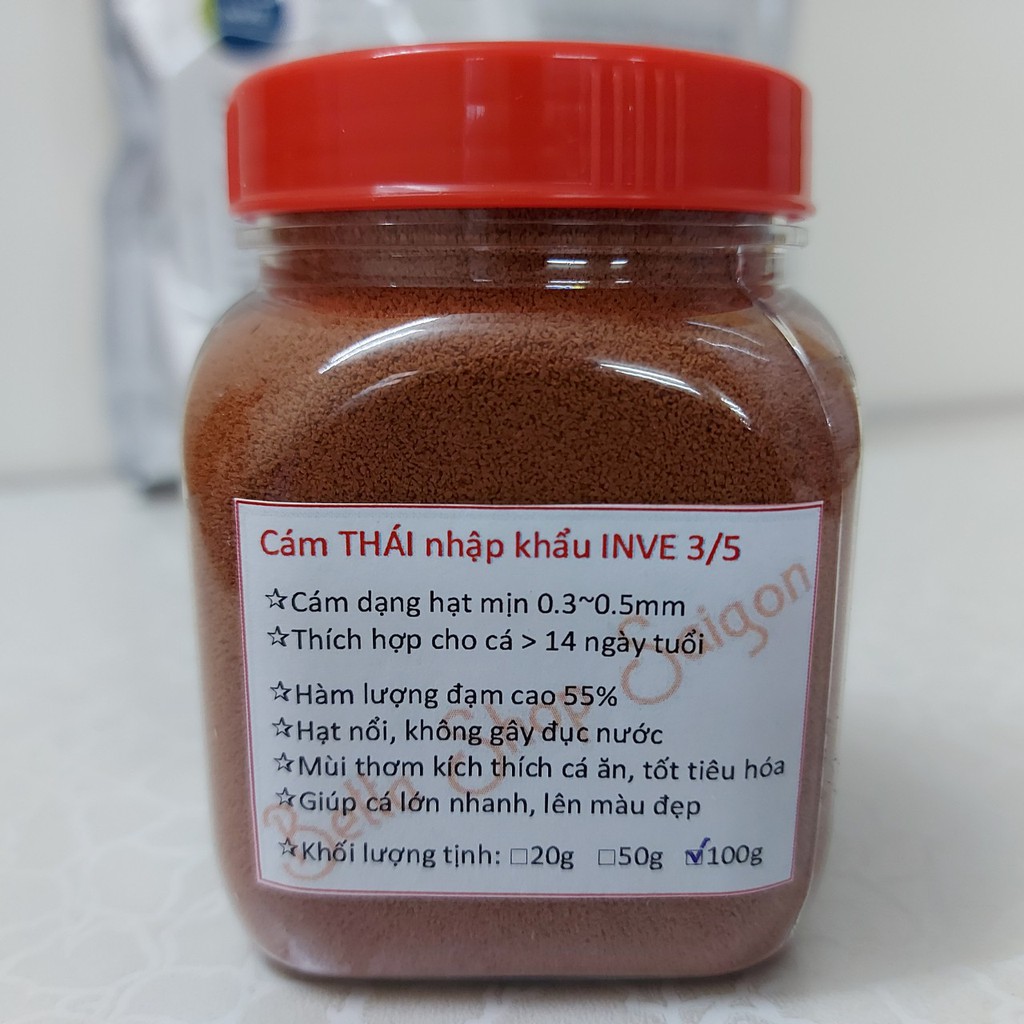 Cám Thái INVE 3/5 (100g) | Thức ăn cao cấp cho cá Betta & Guppy