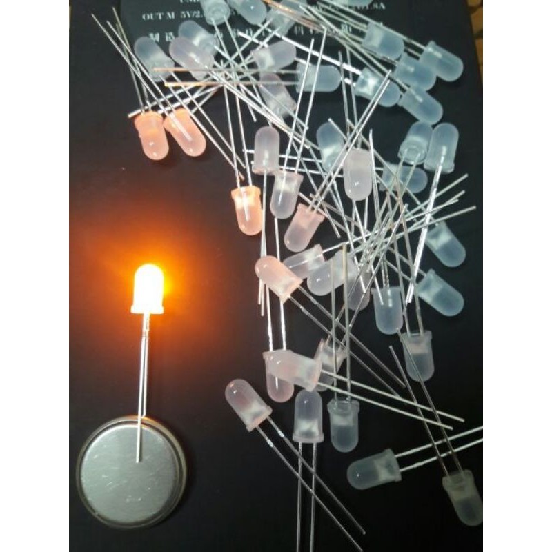 led vàng đục 5mm
