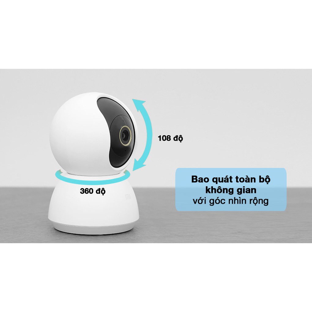 Camera giám sát Xiaomi 1296P 2K MiHome 360 độ BHR4457GL - Bảo hành Digiworld chính hãng