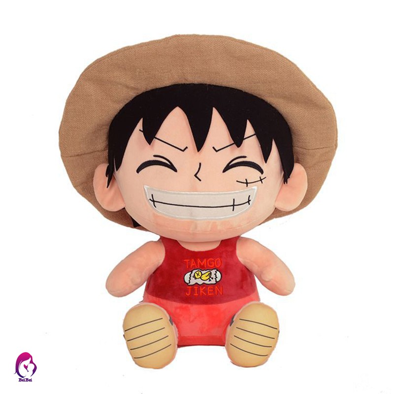 Thú Nhồi Bông Hình Nhân Vật Luffy Trong One Piece