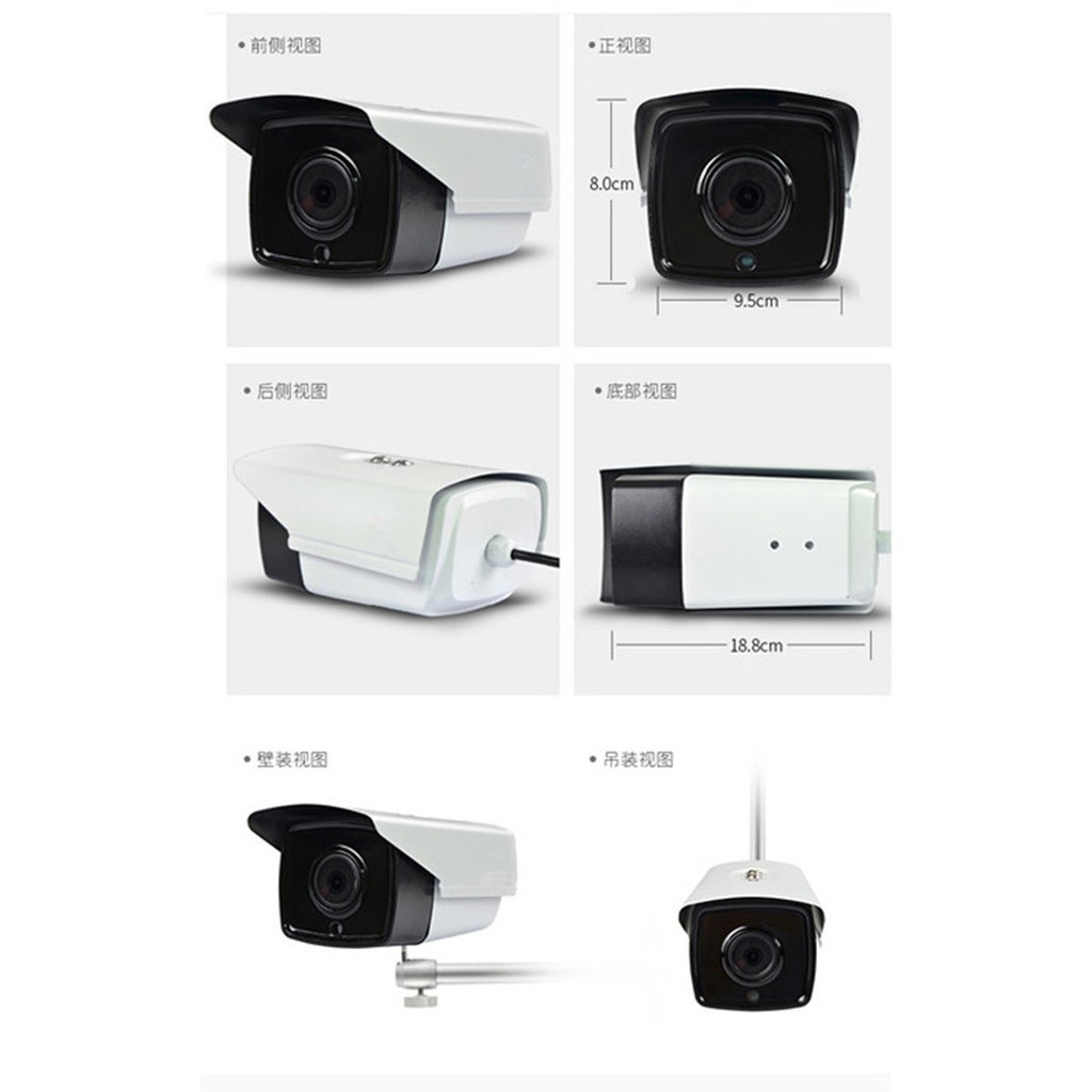 [ RẺ VÔ ĐỊCH ] Trọn Bộ 4 Mắt Camera IP POE 3.0MP Kèm Ổ Lưu Trữ 500GB, Chuẩn Nén H265, Hỗ Trợ Thu Âm, Hồng Ngoại Soi Đêm