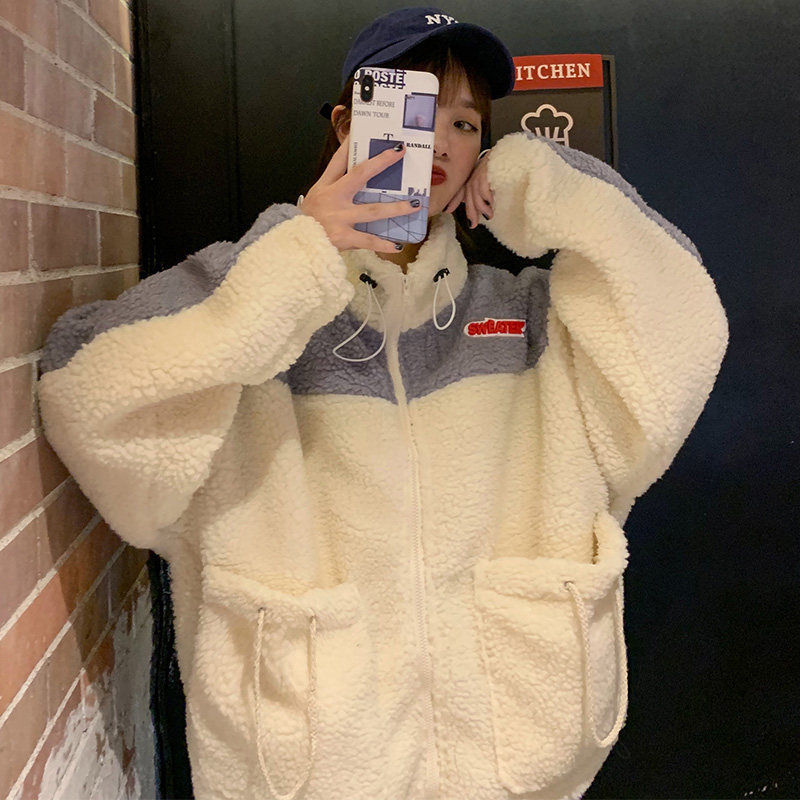 Áo Khoác Nữ Tay Dài Có Nón Thời Trang Hàn Quốc