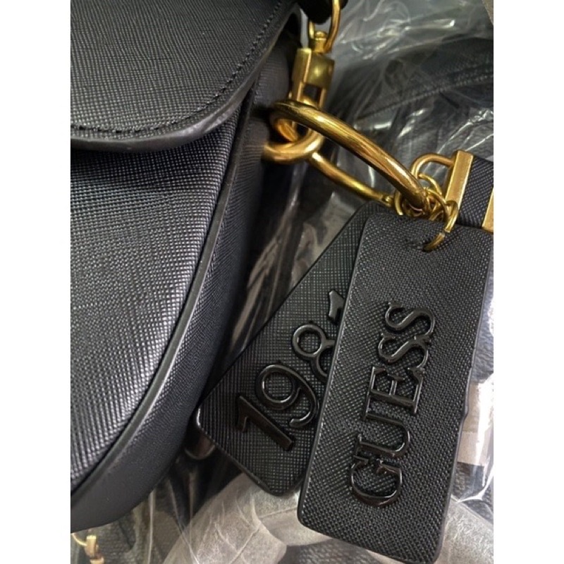 Túi Guess Cordelia Flap Shoulder Bag Black