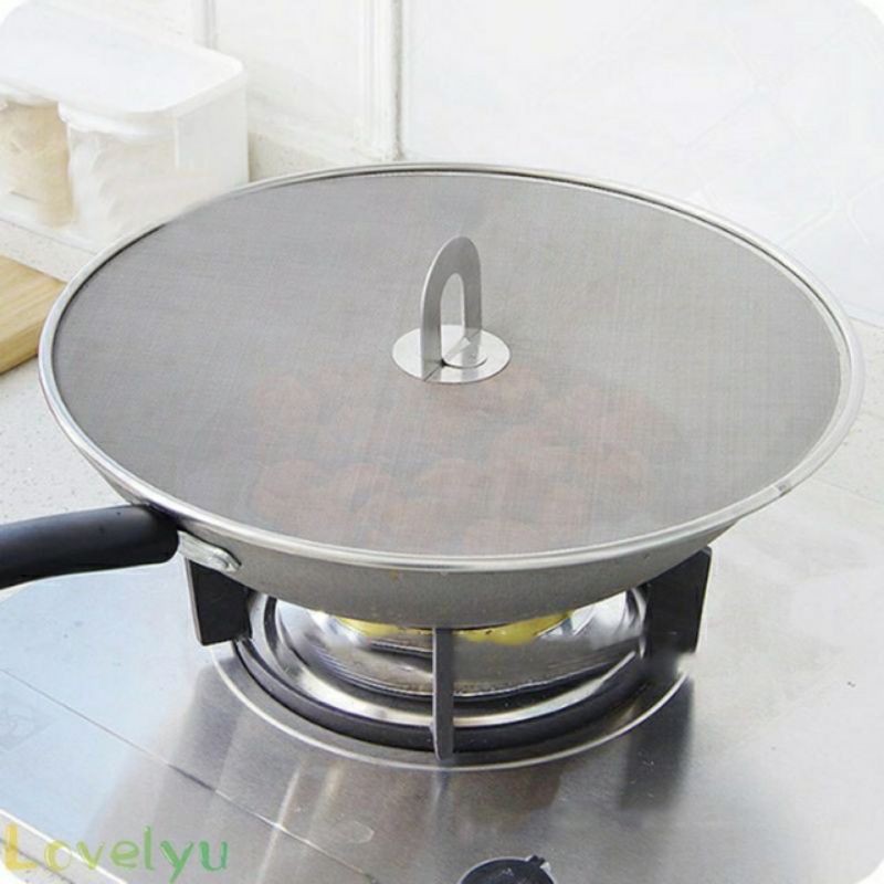 Nắp lưới đậy chảo chống văng mỡ inox