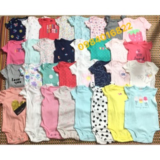 Body chip, bodysuit Carter’s cho bé trai, bé gái tay ngắn, tay dài