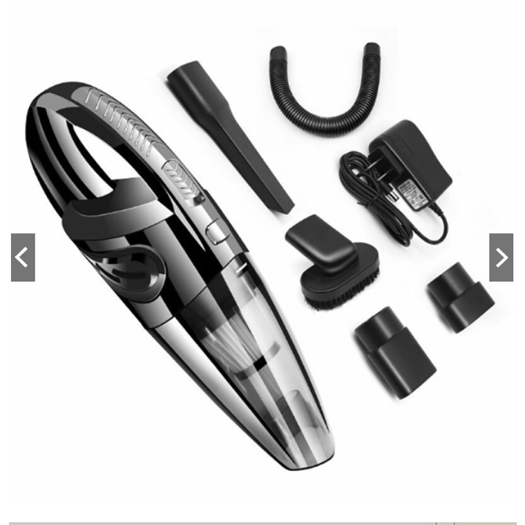 Máy hút bụi cầm tay mini không dây cao cấp bản Adapter - HB đen