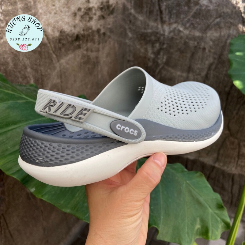 Dép Sục Literide News 360 clog ghi êm mềm nhẹ, bền đẹp cho nam nữ