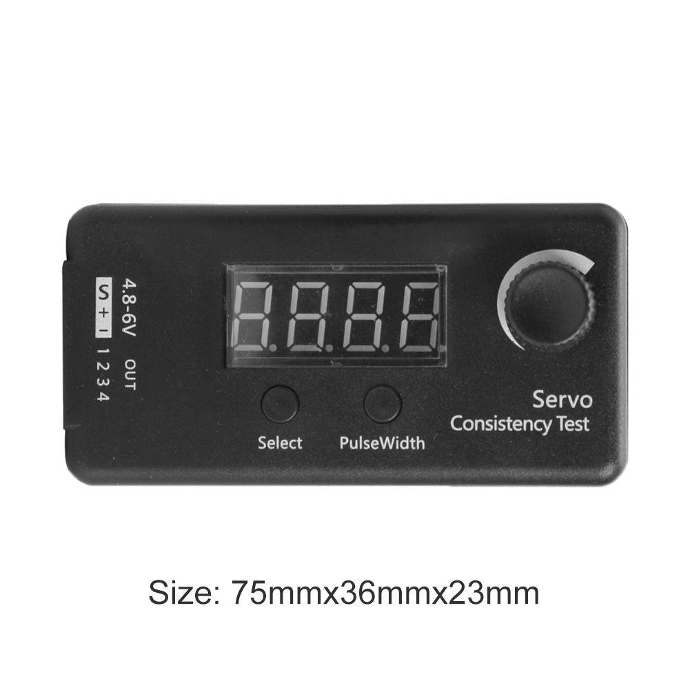 Thiết Bị Kiểm Tra Động Cơ Servo / ESC DC 4.8-6V Mini 3 Chế Độ Kỹ Thuật Số Cho Máy Bay Điều Khiển Từ Xa