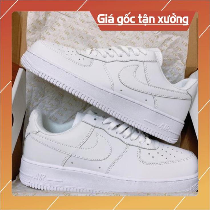 [FreeShip+ Hàng Xịn]  [ Chuẩn 11-Fullbox ] Air Force 1 trắng nam nữ siêu đẹp, Giày AF1 trắng nam nữ