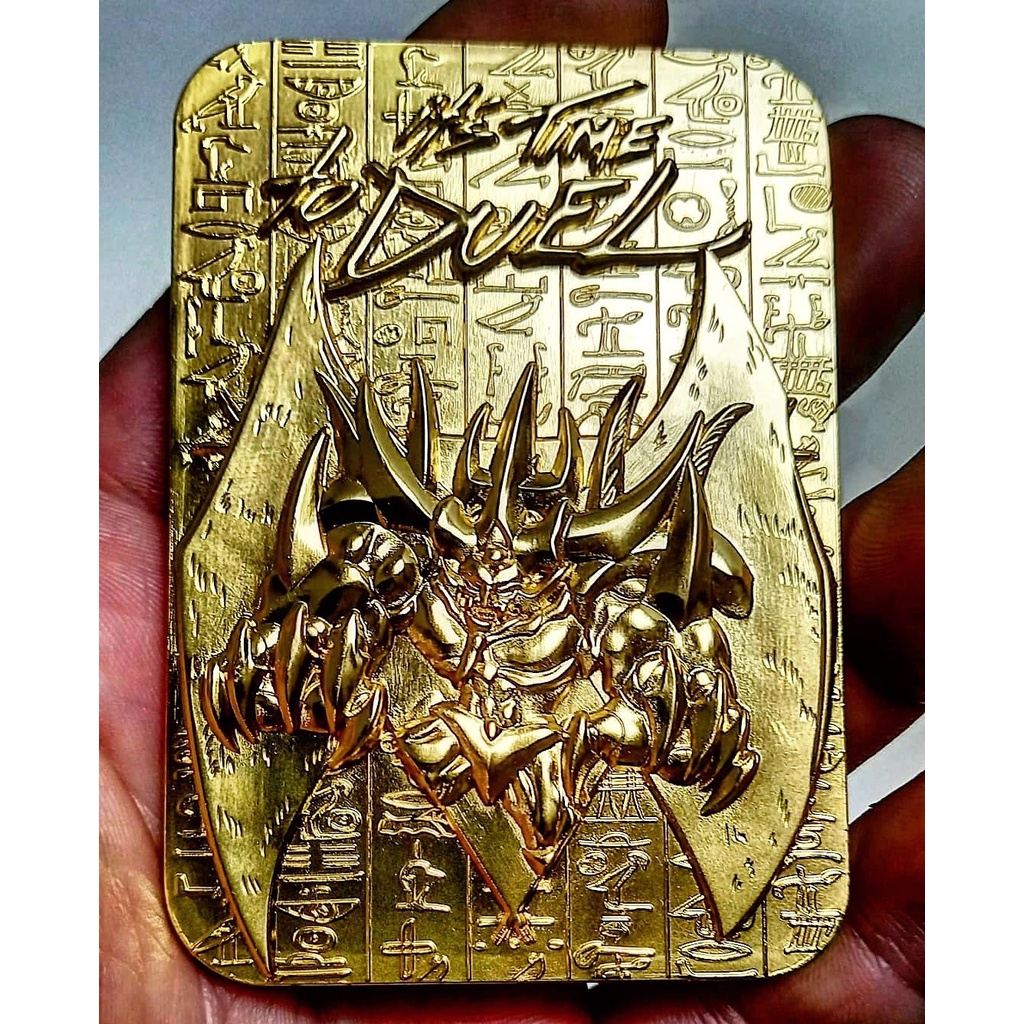 Combo x 3 Thẻ bài Yugioh Tam Thần Mạ Vàng Phiên Bản Giới Hạn - God Gold