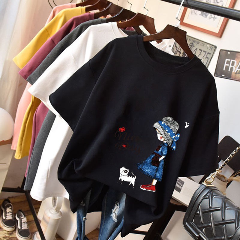 Áo Thun Ngắn Tay Thời Trang Mùa Hè Dành Cho Nữ Mới