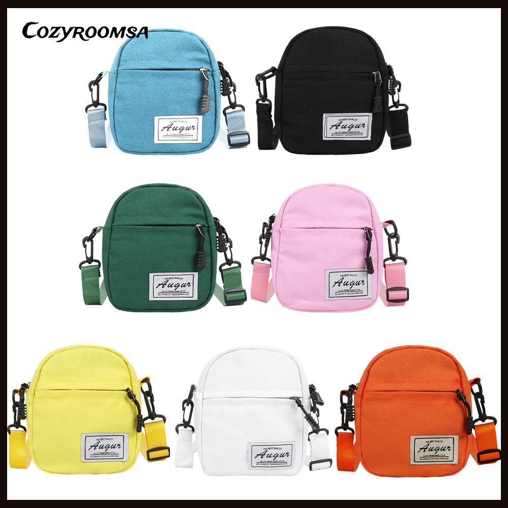 Túi Đeo Chéo Mini Vải Bố Thời Trang Cho Nữ